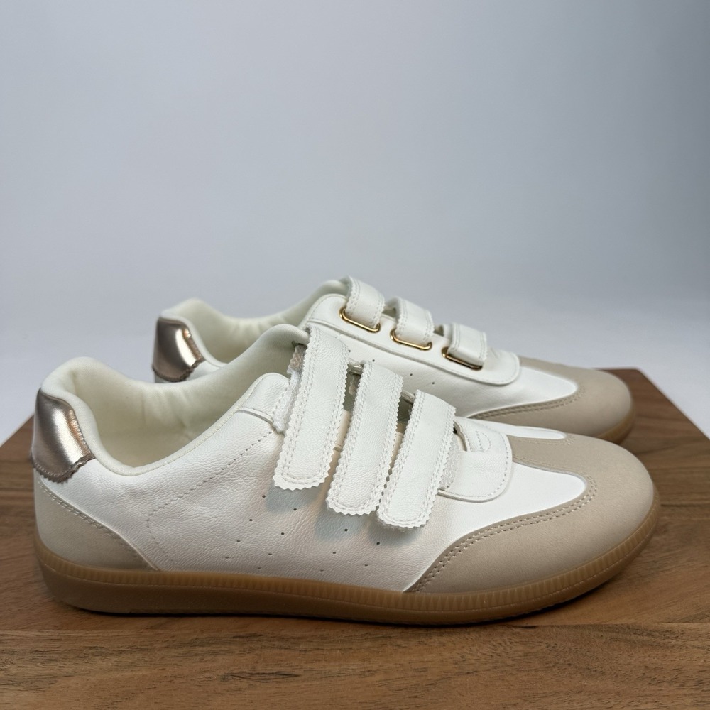 New‎ Womens Dolce Vita Quick Faux Leather Casual Sneakers Shoes Size 9.5 M